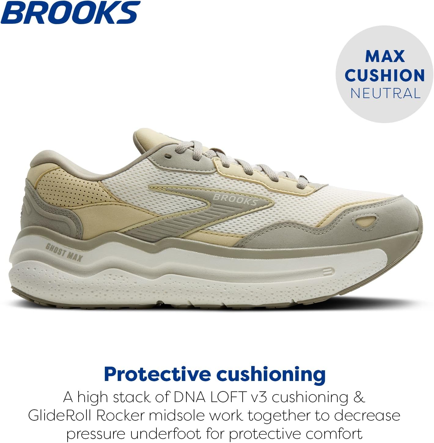 Brooks Men’s Ghost Max 2 Running and Walking Shoes