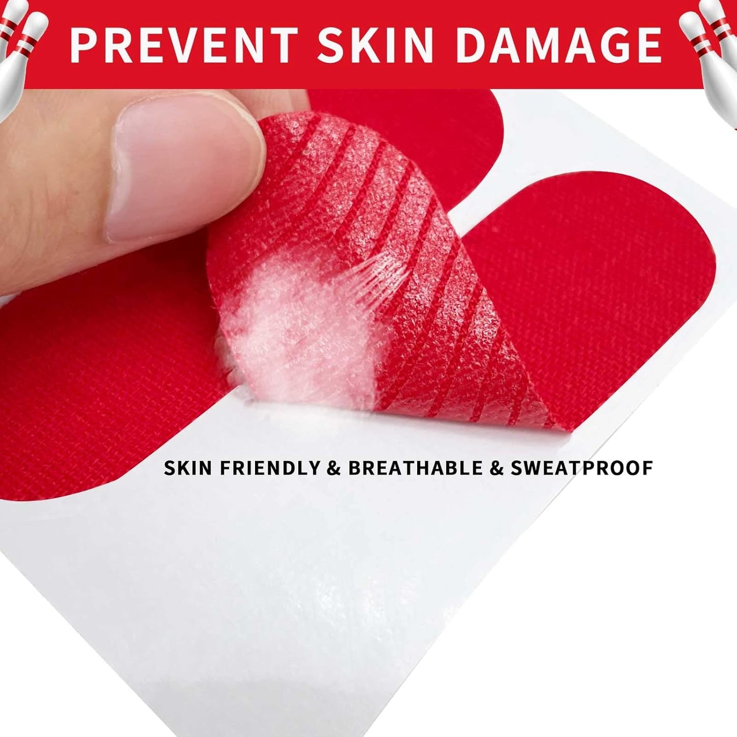 Birllaid 120PCS Bowling Thumb Tape Bowling Finger Tape Bowling Tape Thumb for Bowlers, Bowling Accessories for Men Women