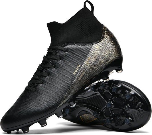 Soccer Cleats for Mens Womens Indoor Soccer Shoes Unisex Baseball Turf Shoes Youth Rugby Shoes Adult AG FG TF Football Boots Wide Training Sneaker