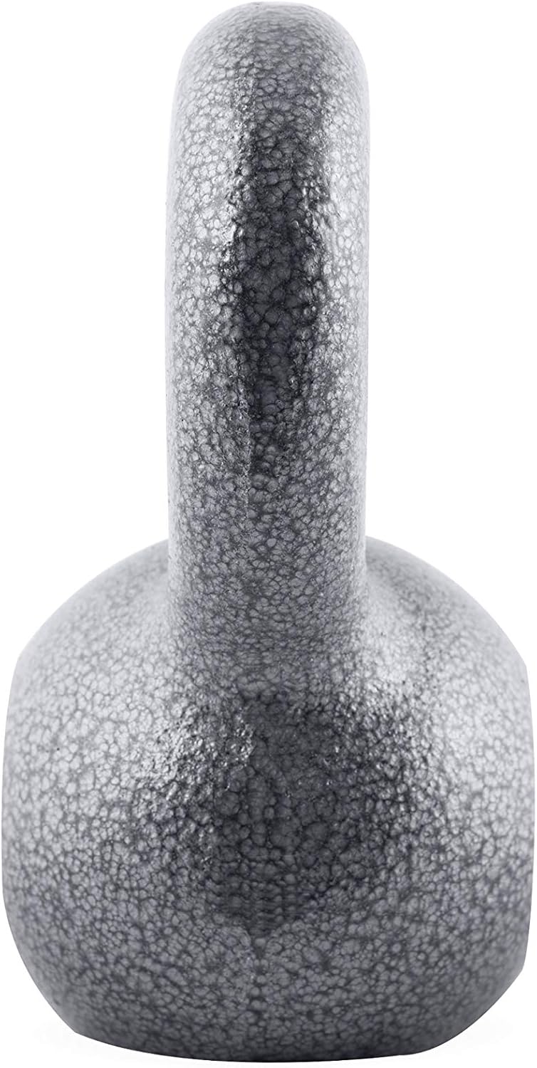 WF Athletic Supply Hammerstone Painted Cast Iron Kettlebells, Home & Gym Equipment, Great for Strength Training, Full Body Workout & Crossfit Training, Color & Size Options Available in 10-80 Pounds