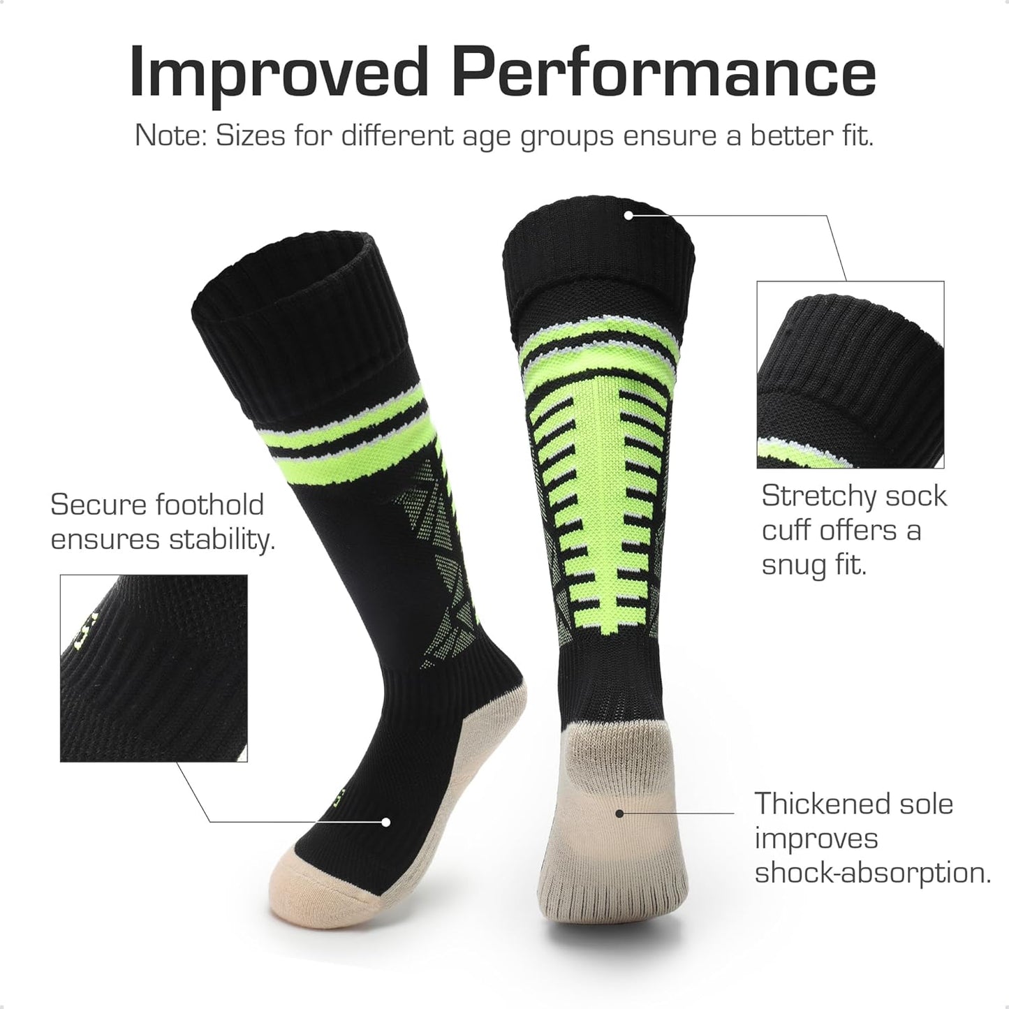 DREAM PAIRS Boys Girls Soccer Cleats Youth Firm Groud Athletic Outdoor Trainning Football Shoes for Little/Big Kid