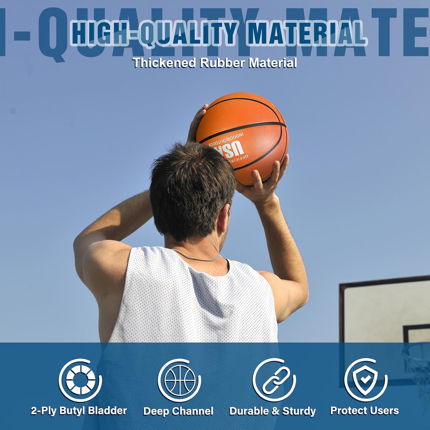 Libima 12 Pcs Rubber Basketballs Bulk with Pump Official Size Multicolor Basket Balls Streetballs Set for Kids Youth Adult Sports Gifts Indoor Outdoor Training Games Back to School