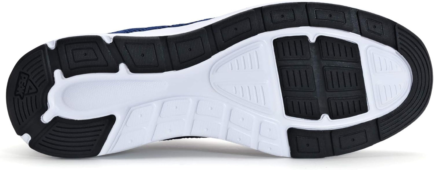 PEAK Mens Lightweight Walking Shoes Comfortable Slip On Sports Sneakers for Tennis, Gym, Running, Casual Workout