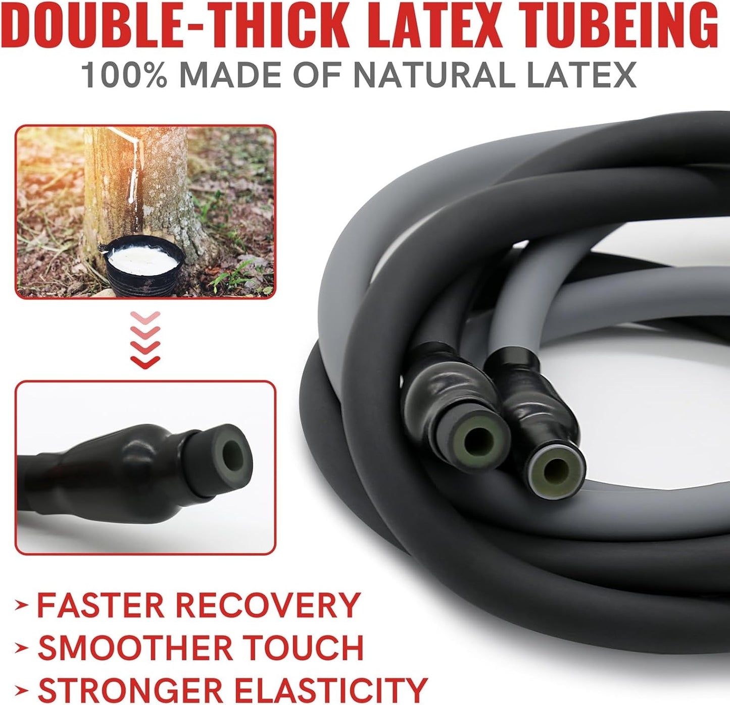 Aihoye Resistance Bands for Working Out, Exercise Bands with Handles, Stretch Bands for Exercise, Workout Bands with Door Anchors for Physical Therapy & Strength Training