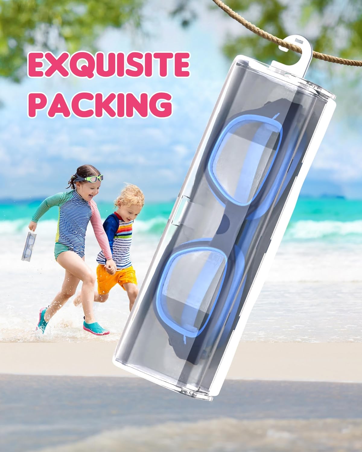 Kids Swim Goggles,Swimming Goggles for Kids 6-14, Anti-Fog UV Protection Pool Glasses for Boys Girls