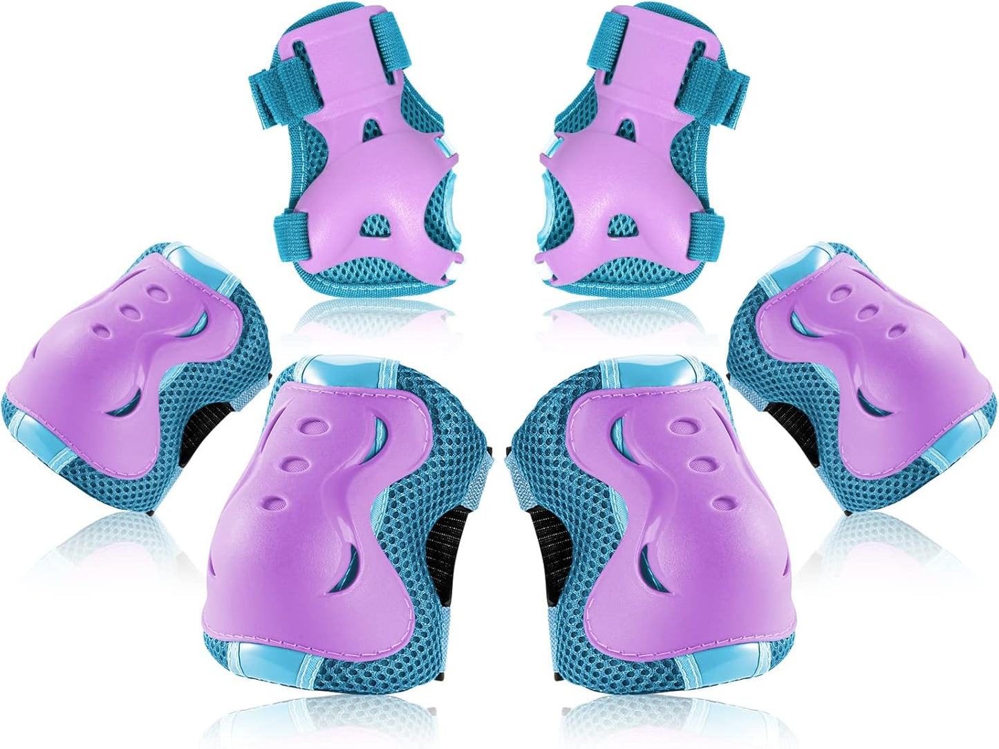 BOSONER Kids/Youth Knee Pad Elbow Pads Guards Protective Gear Set for Roller Skates Cycling BMX Bike Skateboard Inline Skatings Scooter Riding Sports