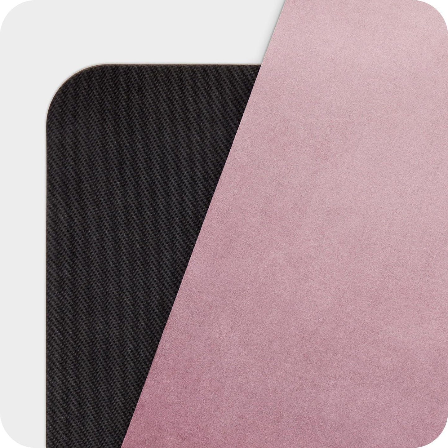 4mm Cushioned Exercise Mat for Yoga & Pilates - Anti Slip, Polyurethane with Suede Top & Carrying Strap