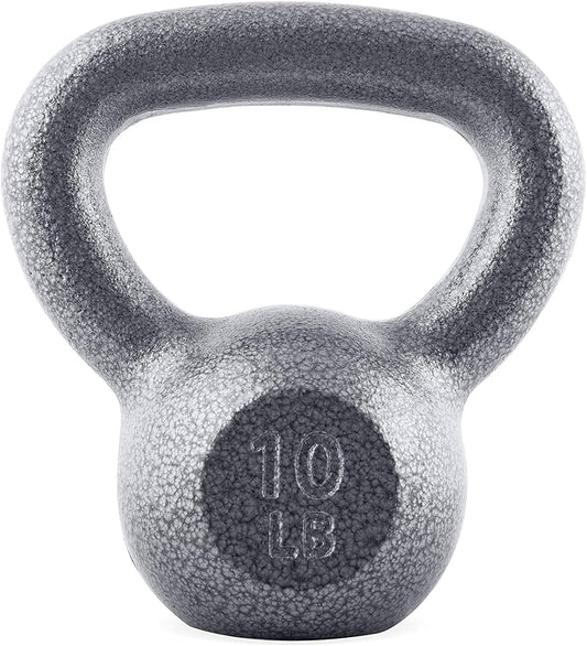 WF Athletic Supply Hammerstone Painted Cast Iron Kettlebells, Home & Gym Equipment, Great for Strength Training, Full Body Workout & Crossfit Training, Color & Size Options Available in 10-80 Pounds