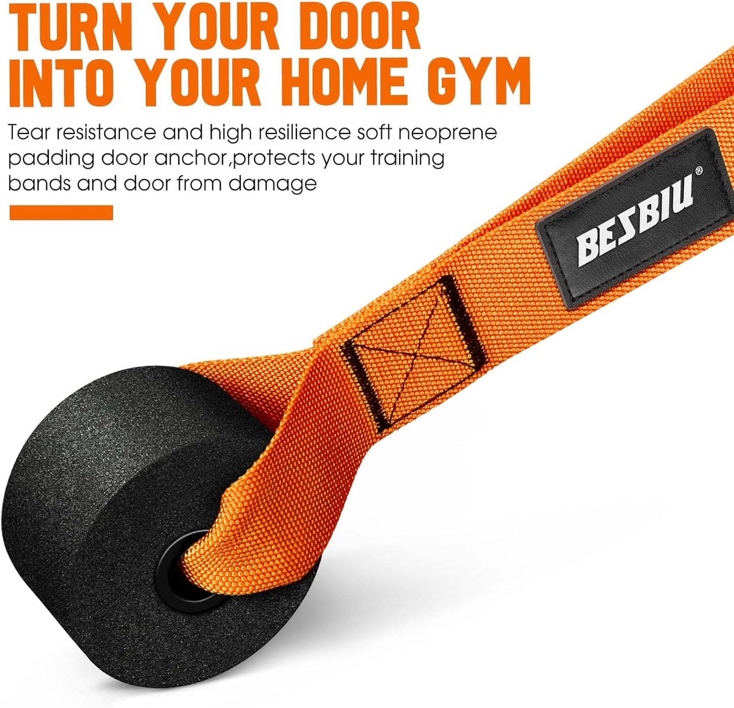 Heavy Resistance Bands for Working Out, 300lbs/360lb/420lb Exercise Bands Workout Bands with Handles, Door Anchor, Ankle Straps, Home Gym Workout Equipment for Men Fitness Strength Training Stretching