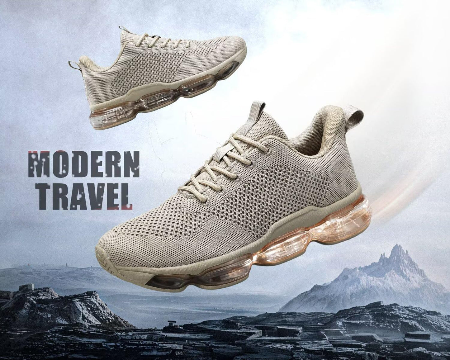 Men's Air Cushion Running Shoes Breathable Tennis Fashion Sneakers Non Slip Workout Casual Sport Shoes Gym Training Comfortable Walking Shoes