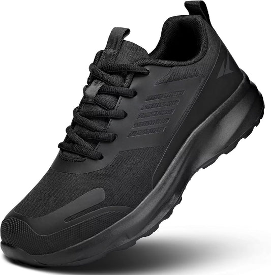 Mens Trail Running Shoes Fashion Walking Hiking Non Slip Sneakers Tennis Cross Training Outdoor Casual Workout Trainers