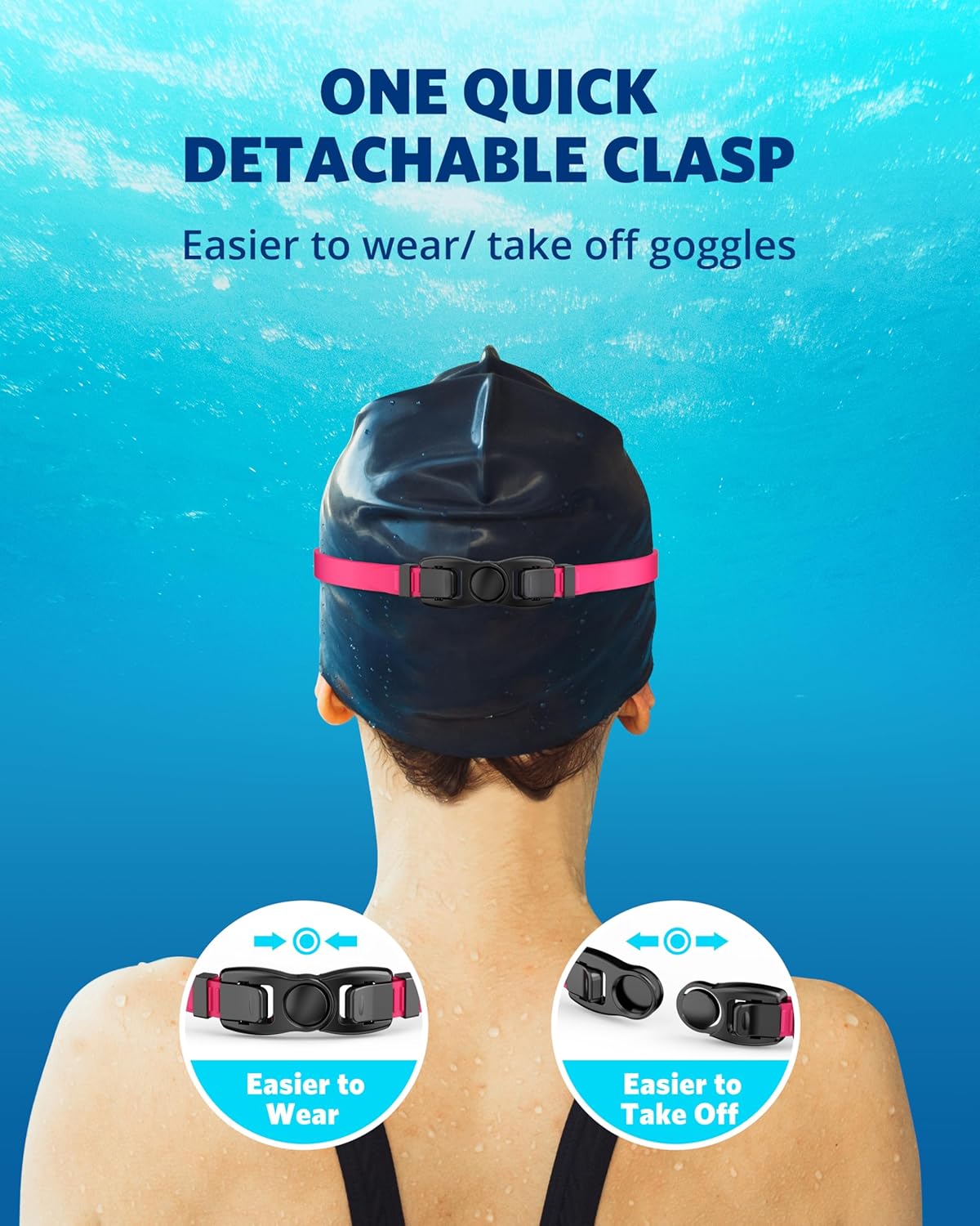 Aegend Swim Goggles, Swimming Goggles No Leaking Full Protection Adult Men Women Youth