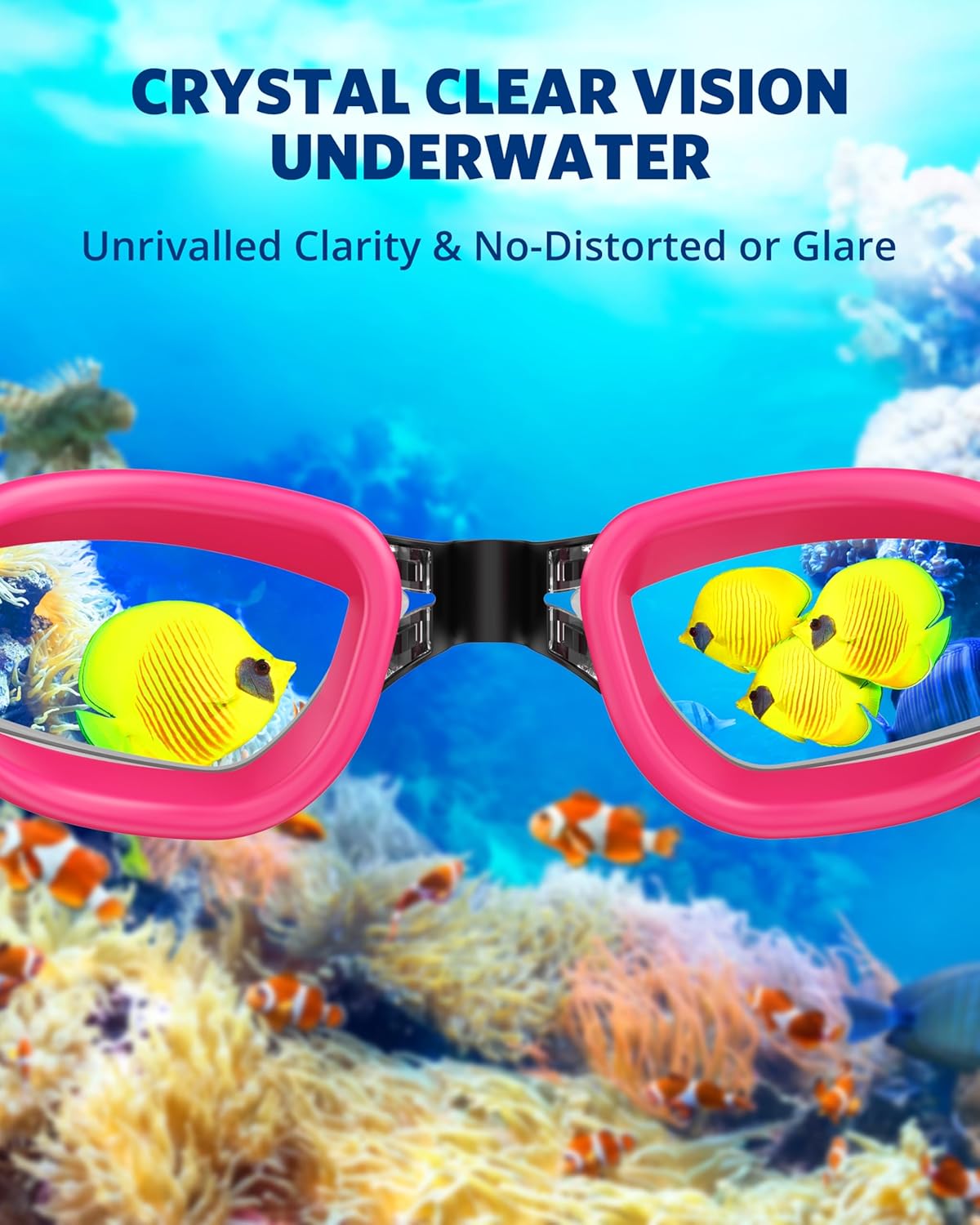 Aegend Swim Goggles, Swimming Goggles No Leaking Full Protection Adult Men Women Youth