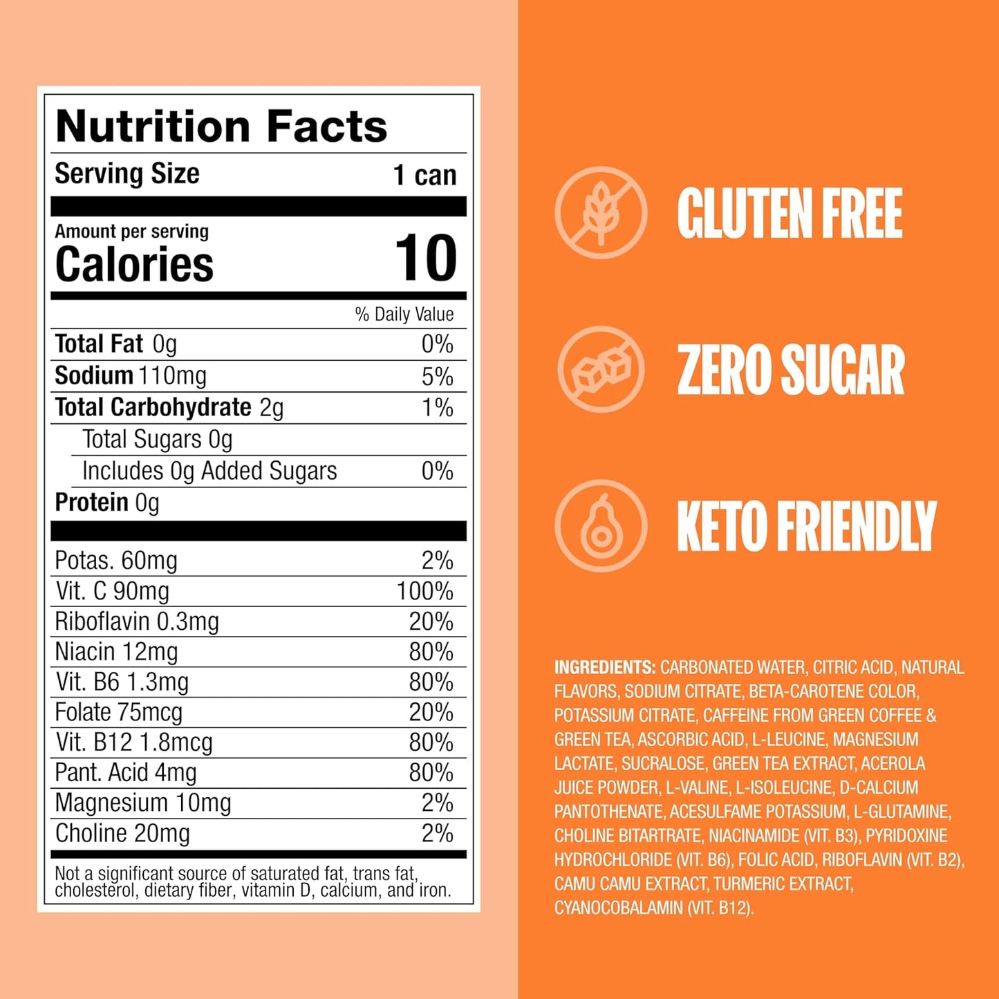 ZOA Zero Sugar Energy Drinks, Remix Variety Pack - Sugar Free with Electrolytes, Healthy Vitamin C, Amino Acids, Essential B-Vitamins, and Caffeine from Green Tea - 12 Fl Oz (Pack of 12)