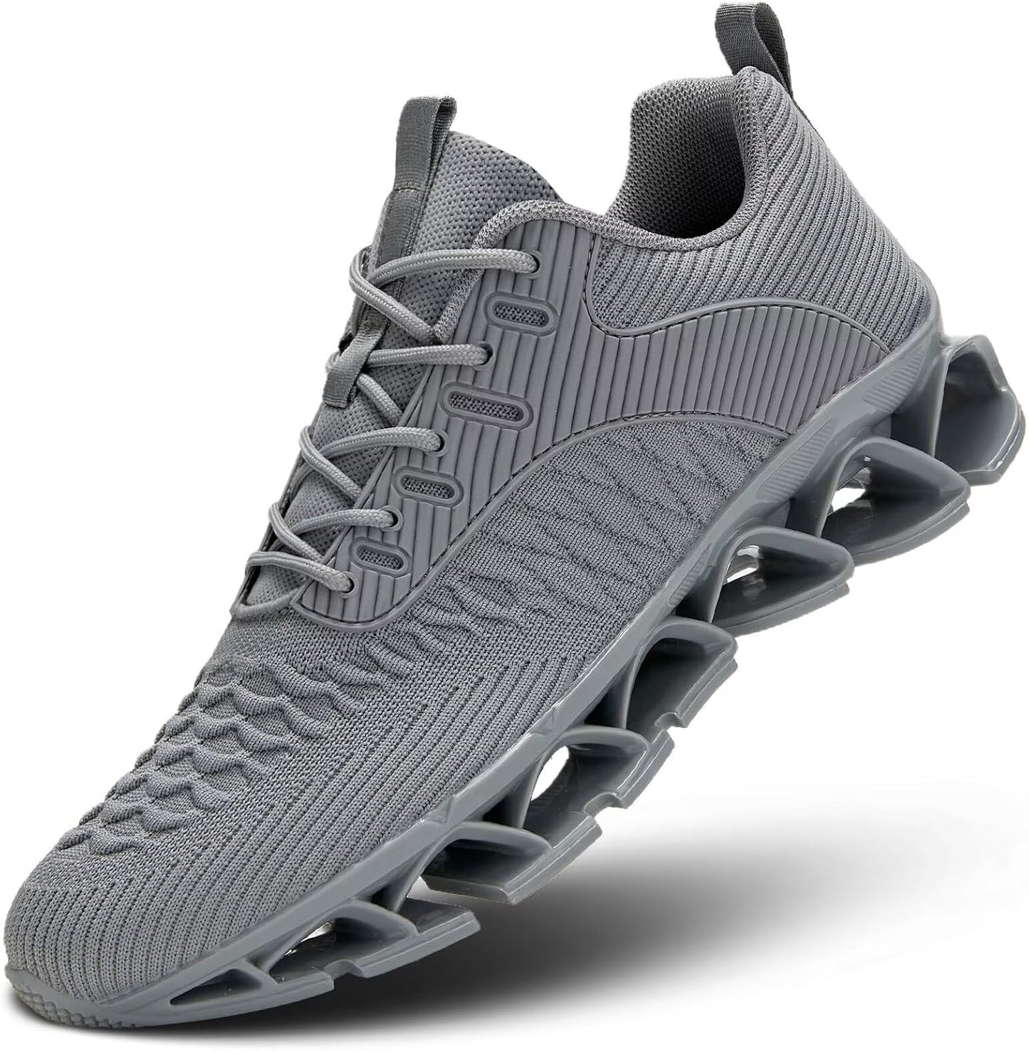 Men's Slip on Walking Running Shoes Blade Tennis Casual Fashion Sneakers Comfort Non Slip Work Sport Athletic Trainer