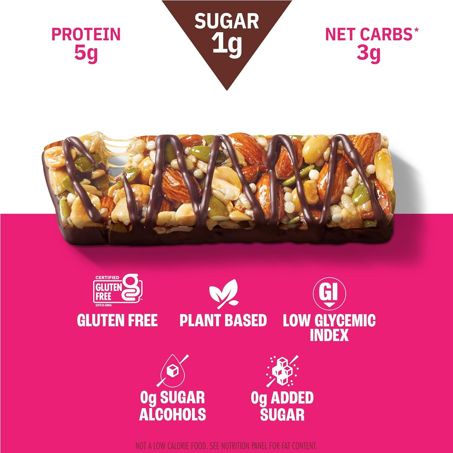 Munk Pack Nut & Seed Snack Bars - 5g Protein, 1g Sugar, 3g Net Carbs, Low Sugar, Keto, and Gluten Free Snack for Adults and Kids, Sea Salt Dark Chocolate – 4.92 oz, 24 Pack