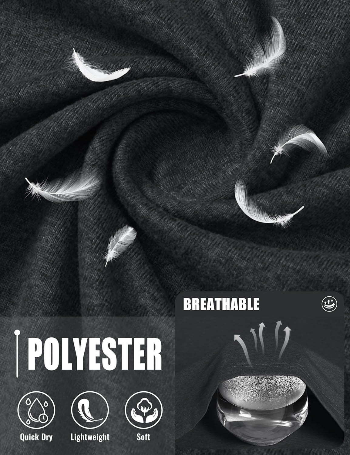 MAGCOMSEN Men's Dry Fit Workout Shirts Short Sleeve Tee Shirts Moisture Wicking Athletic Running Performence Tshirts