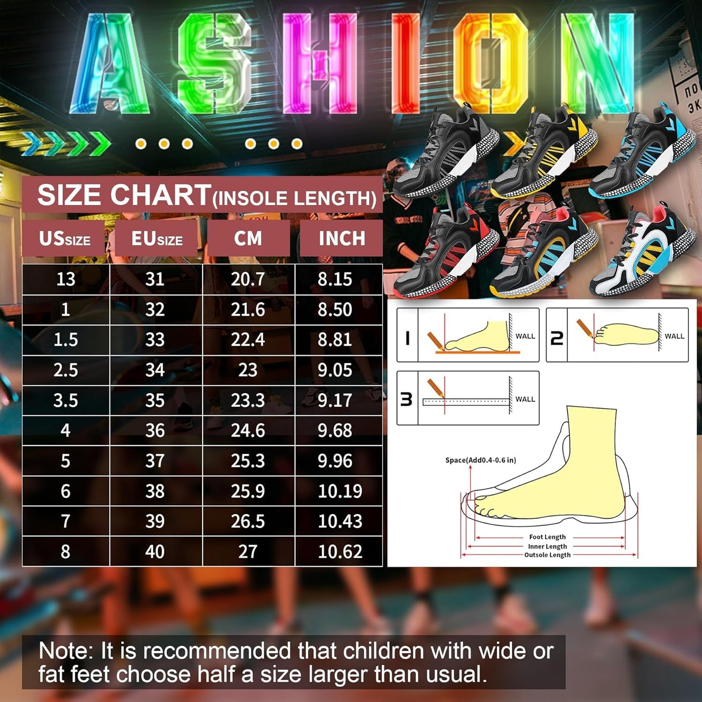 WETIKE Boy's Shoes Mesh Slip on Lightweight Running Sneakers