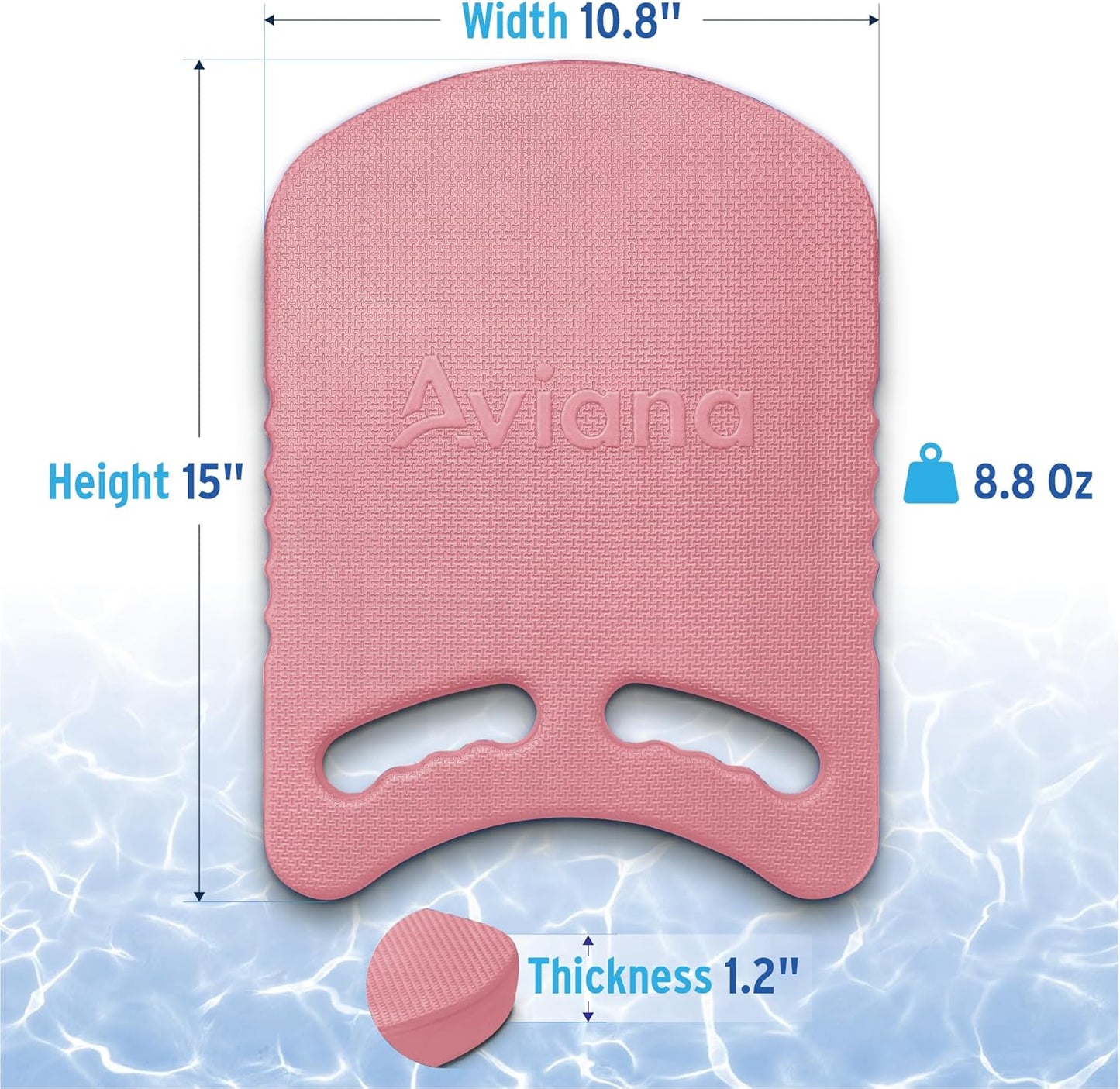 Junior Kickboard Buoy for Youth Children & Toddlers Swimming Aid & Exercise Training Board for Kids to Learn to Swim with Kick Boards in Pool BPA Free
