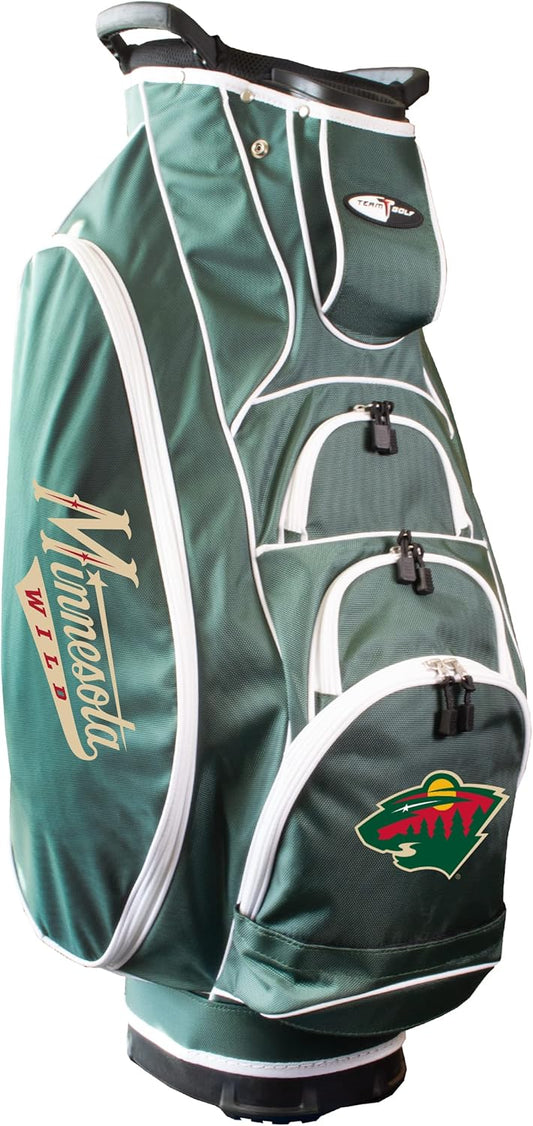 Lightweight, 10-Way Club Divider, Spring Action Stand, Insulated Cooler Pocket, Hook-and-Loop Fastener Glove and Umbrella Holder & Lift Assist Handles