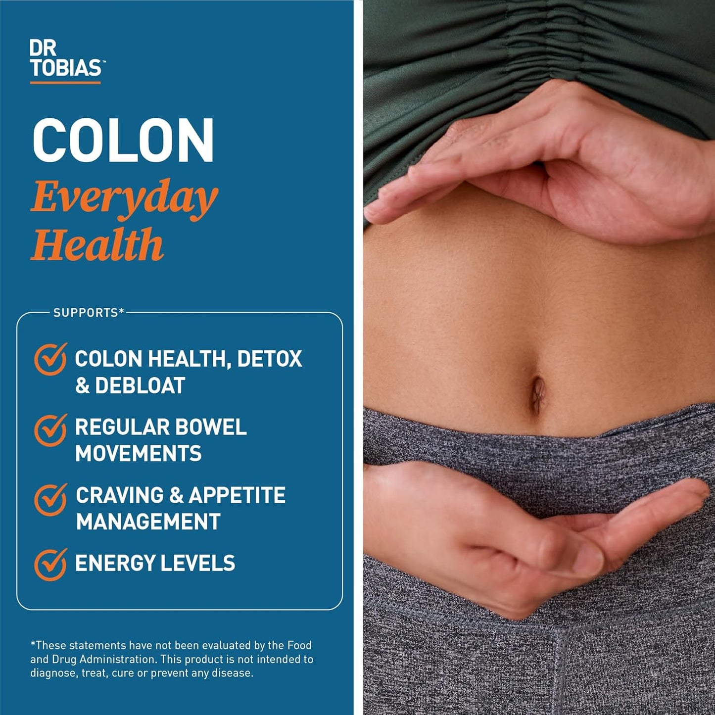 Dr. Tobias Colon Everyday Health - Gut Health for Women & Men - Psyllium Fiber Powder Drink with 4g Psyllium Husk Powder per Serving, Vegan, Gluten Free, Non-GMO, Strawberry Flavor, 60 Servings