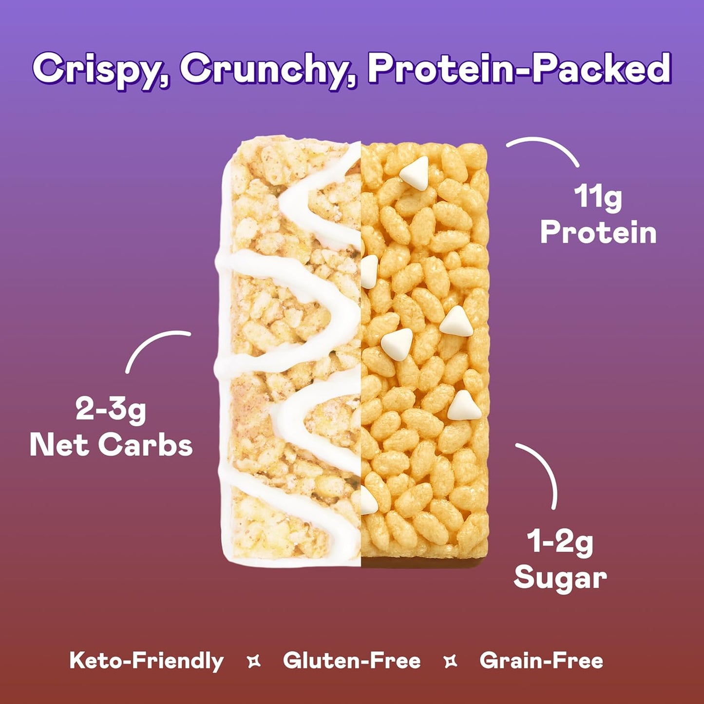 MAGIC SPOON Treats - High Protein, Low Carb, Keto Friendly, Low Sugar, Gluten Free, Crispy Protein Bar Cereal Bar, On-The-Go Healthy Snack (8 Smores Bars, 8 Salted Caramel Bars)
