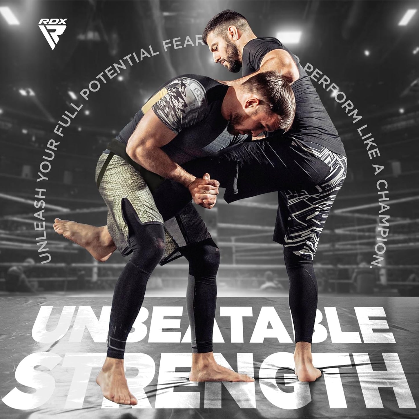 RDX Groin Protector for Boxing, Muay Thai, Kickboxing and MMA Training, Maya Hide Leather Abdo Gear for Martial Arts , SATRA Approved Abdominal Guard for Karate and Taekwondo