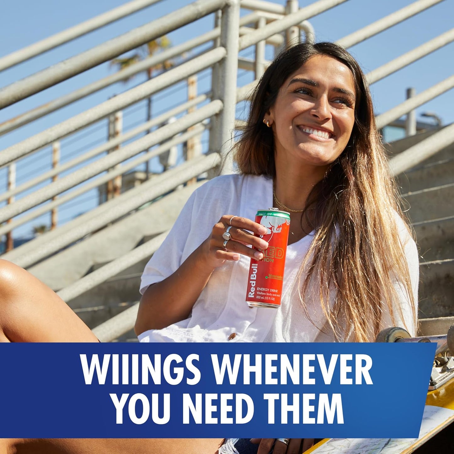 Red Bull Red Edition Energy Drink, Watermelon, with 80mg Caffeine plus Taurine & B Vitamins, 8.4 Fl Oz, Pack of 24 Cans