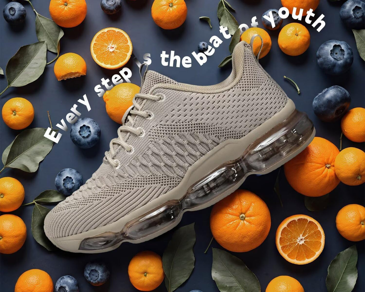 Men's Air Cushion Running Shoes Breathable Tennis Fashion Sneakers Non Slip Workout Casual Sport Shoes Gym Training Comfortable Walking Shoes