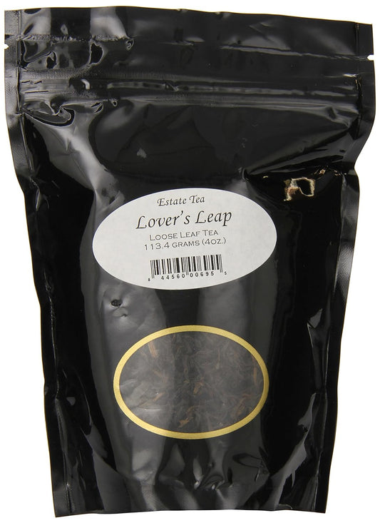 Lover's Leap Estate Loose Leaf Tea 4oz | High Grown Ceylon Black Tea from Nuwara Eliya | Floral and Light Flavor | Ethical Tea Partnership Estate | Premium After Dinner Brew