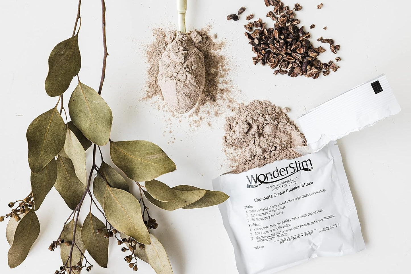 WonderSlim Meal Replacement Shake, Chocolate Cream, 15g Protein, 24 Vitamins & Minerals, Gluten Free (7ct)