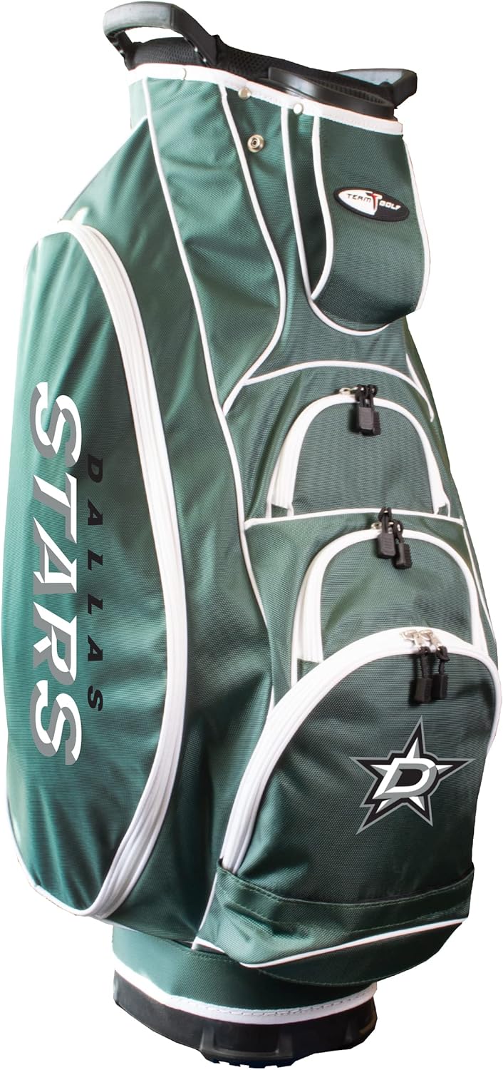 Lightweight, 10-Way Club Divider, Spring Action Stand, Insulated Cooler Pocket, Hook-and-Loop Fastener Glove and Umbrella Holder & Lift Assist Handles