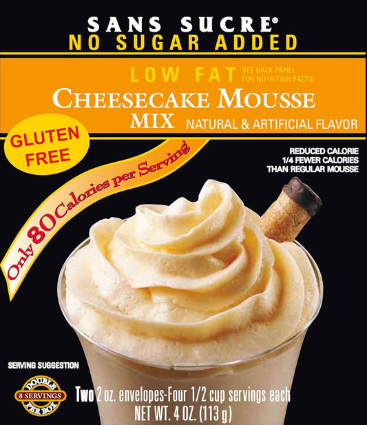 SANS SUCRE Cheesecake Mousse Mix - Sugar Free and Gluten Free