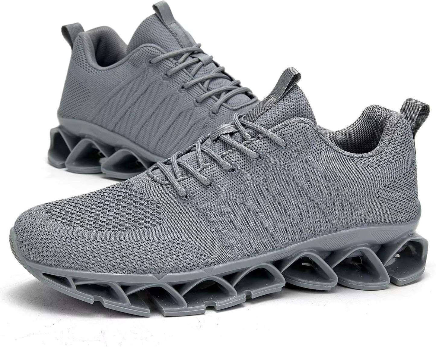 Men's Slip on Walking Running Shoes Blade Tennis Casual Fashion Sneakers Comfort Non Slip Work Sport Athletic Trainer