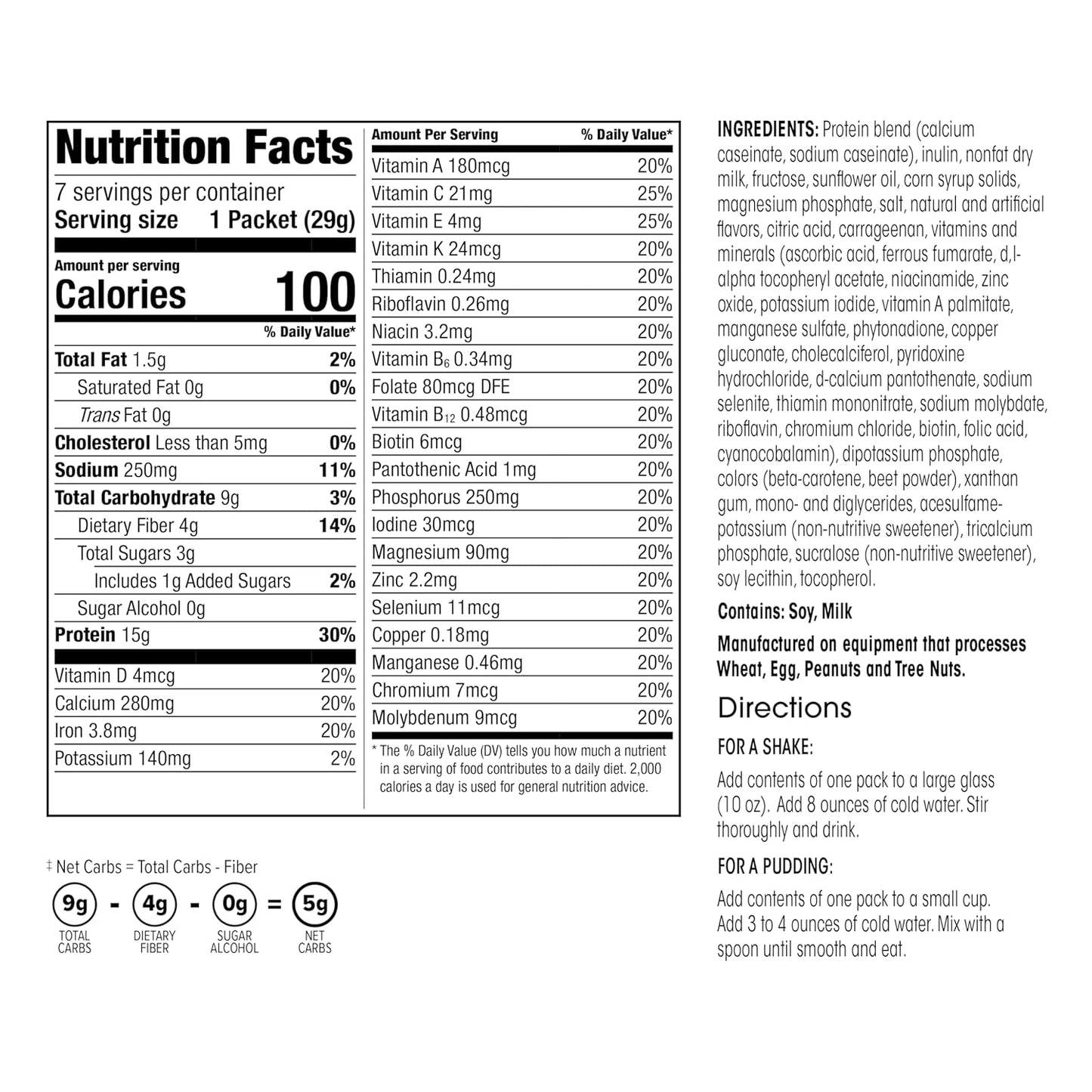 WonderSlim Meal Replacement Shake, Orange Creamsicle, 15g Protein, 25 Vitamins & Minerals, Gluten Free, Low Carb (7ct)