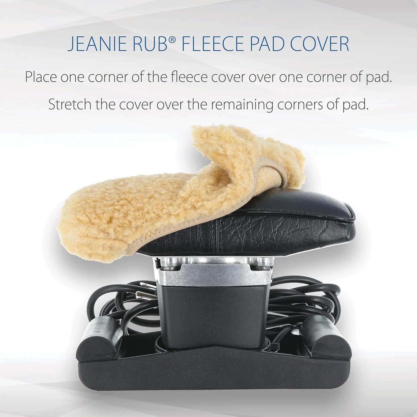 Core Products Jeanie Rub Variable Speed Massager - Fleece Cover Combo