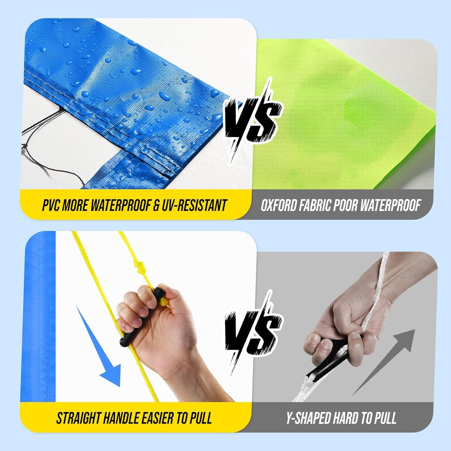 Outdoor Portable Volleyball Net Set System for Backyard - Quick & Easy Setup Adjustable Height Poles, PU Volleyball, Pump and Carrying Bag