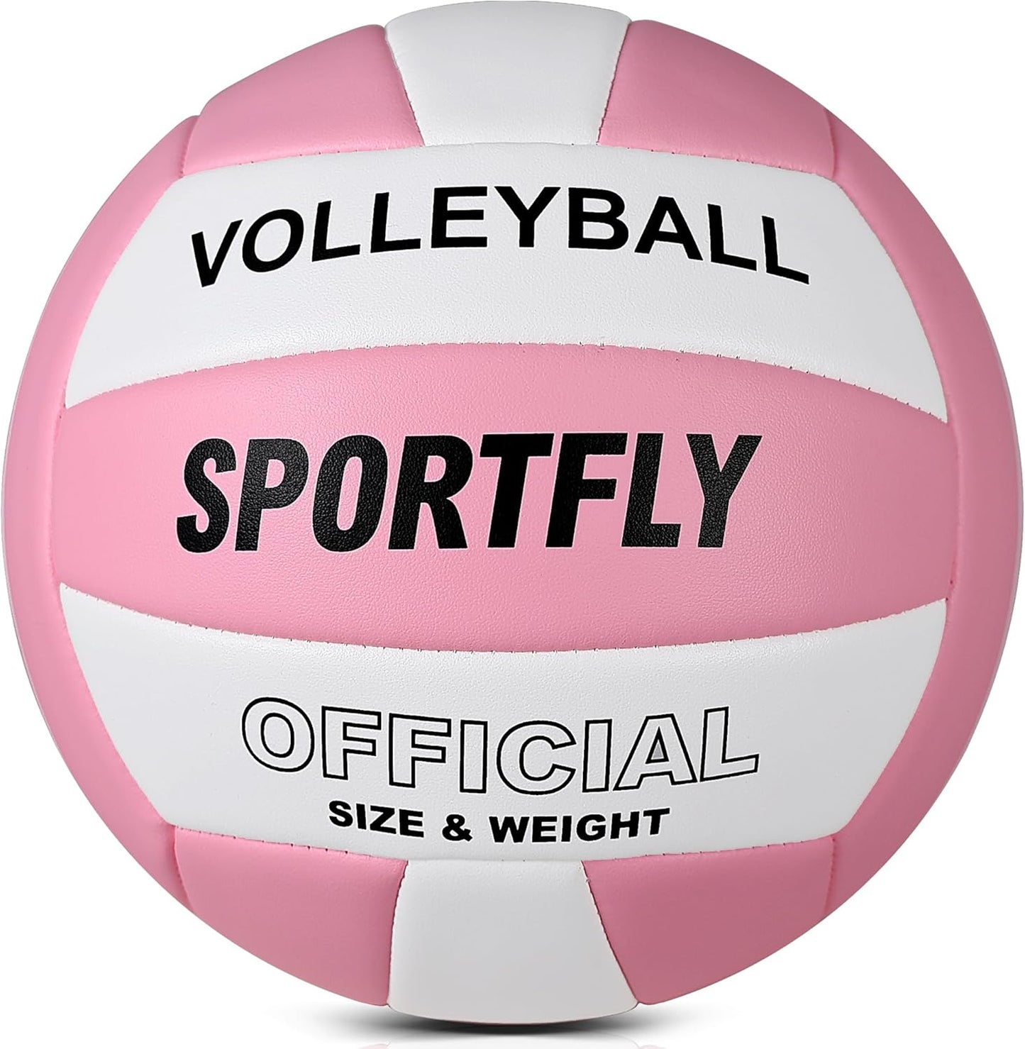 Official Size 5 Volleyball, Soft Indoor Outdoor Volleyball for Game Gym Training Beach Play, 2 Pcs Per Pack with Pump Kit