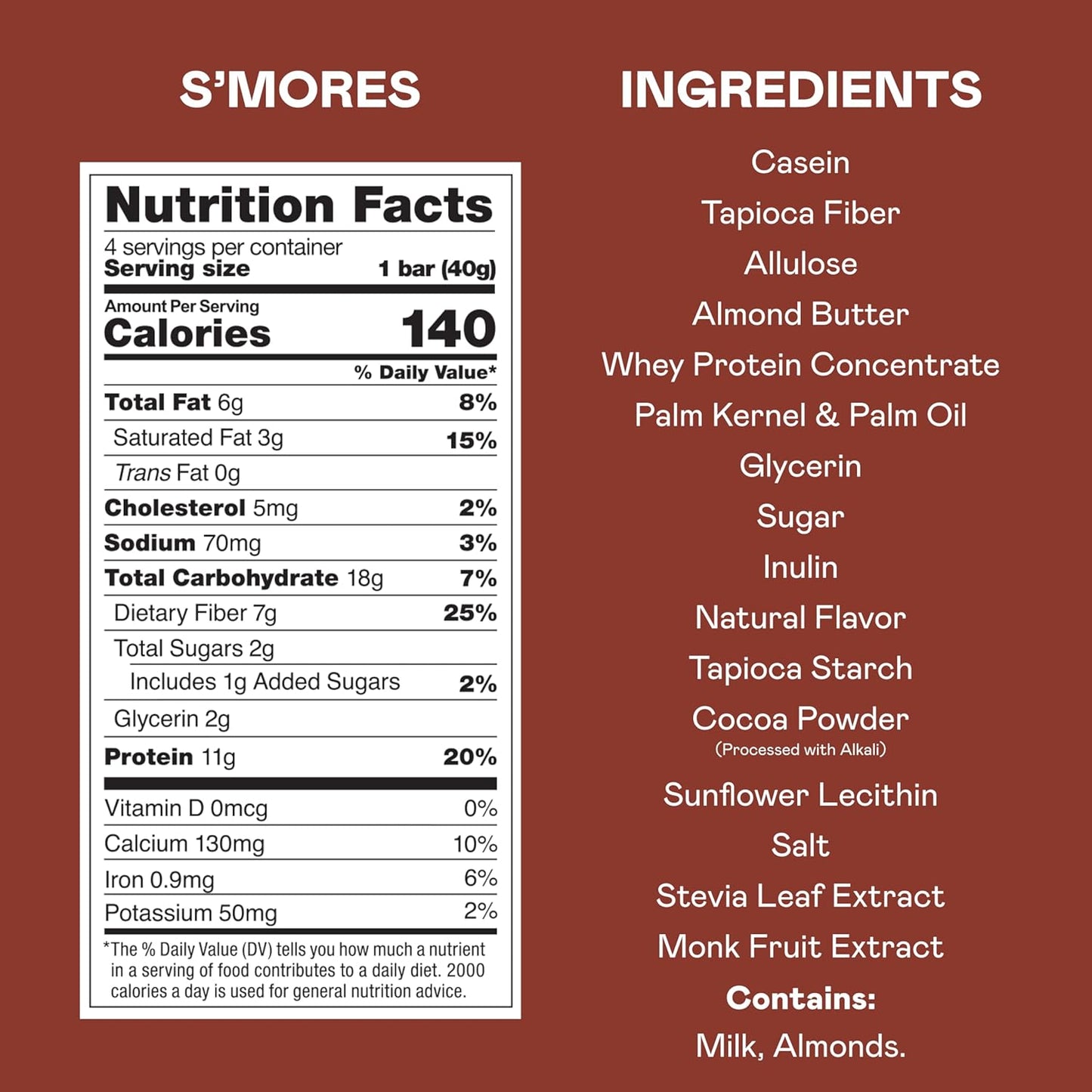 MAGIC SPOON Treats - High Protein, Low Carb, Keto Friendly, Low Sugar, Gluten Free, Crispy Protein Bar Cereal Bar, On-The-Go Healthy Snack (Smores, 16 Bars)