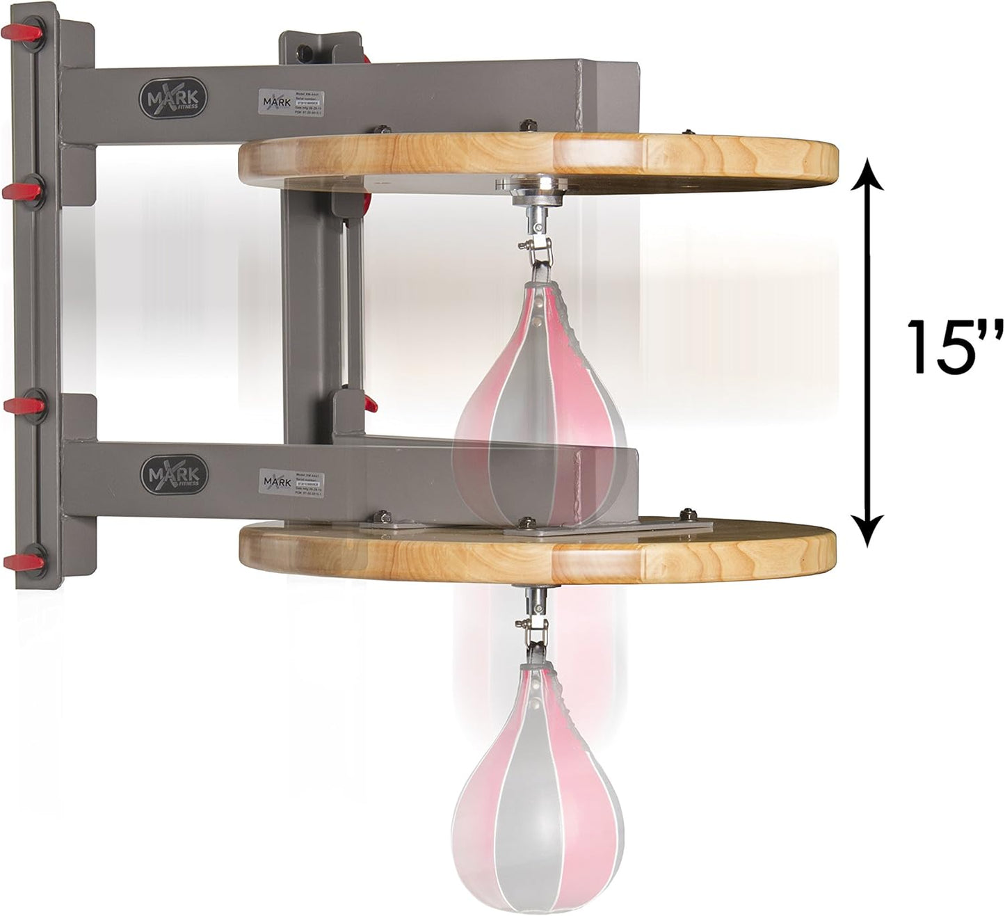XMark Wall Mounted Speed Bag Platform with Shackle Swivel for MMA and Boxing