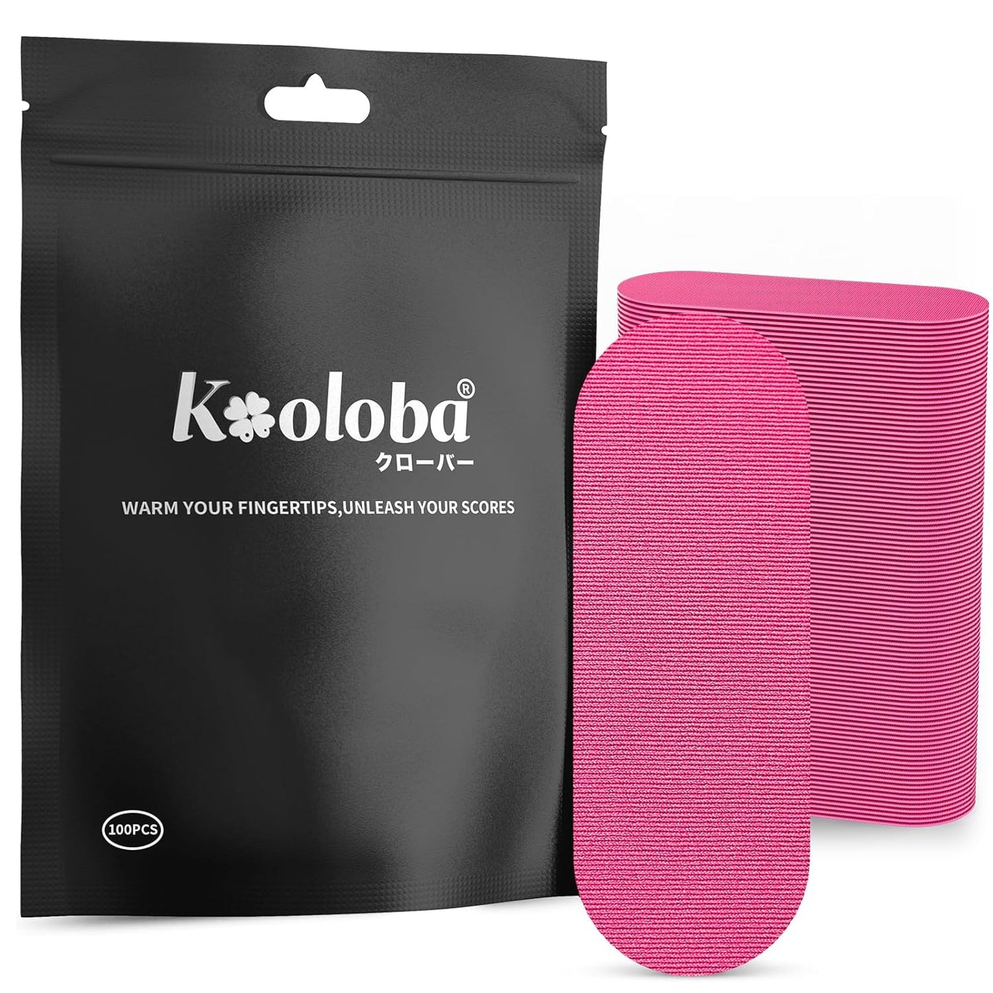 Bowling Tape Bowling Thumb Tape - Sweatproof, Pre Cut, Multiple Colors 100pcs (Hot Pink)