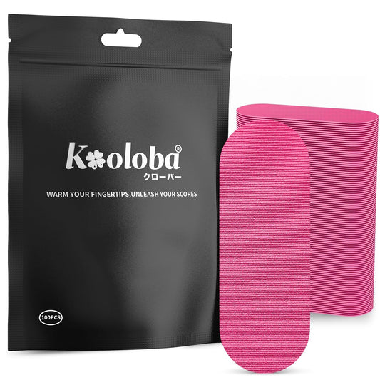 Bowling Tape Bowling Thumb Tape - Sweatproof, Pre Cut, Multiple Colors 100pcs (Hot Pink)