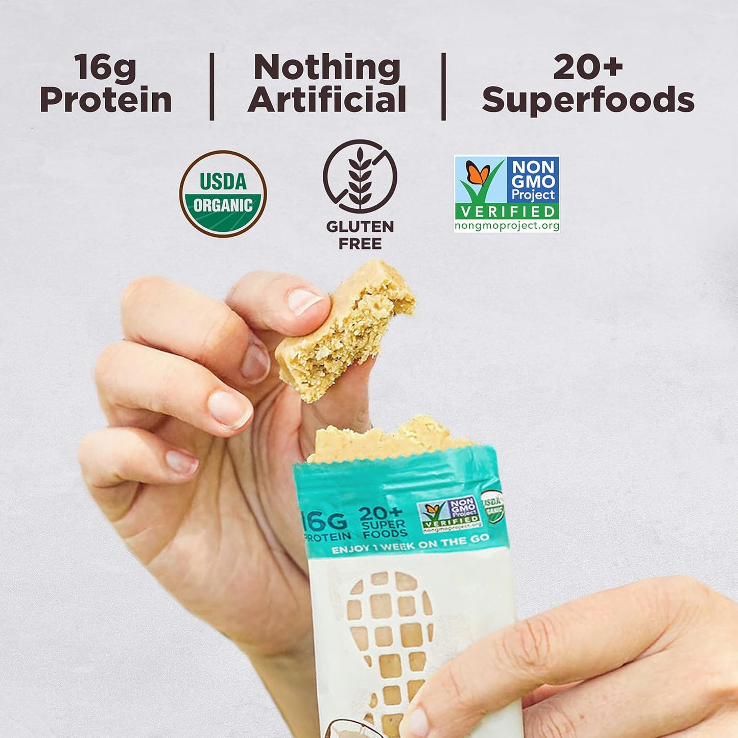 Perfect Bar Original Refrigerated Protein Bar, Coconut Peanut Butter, 2.5 Ounce Bar, 8 Count (Pack of 3)