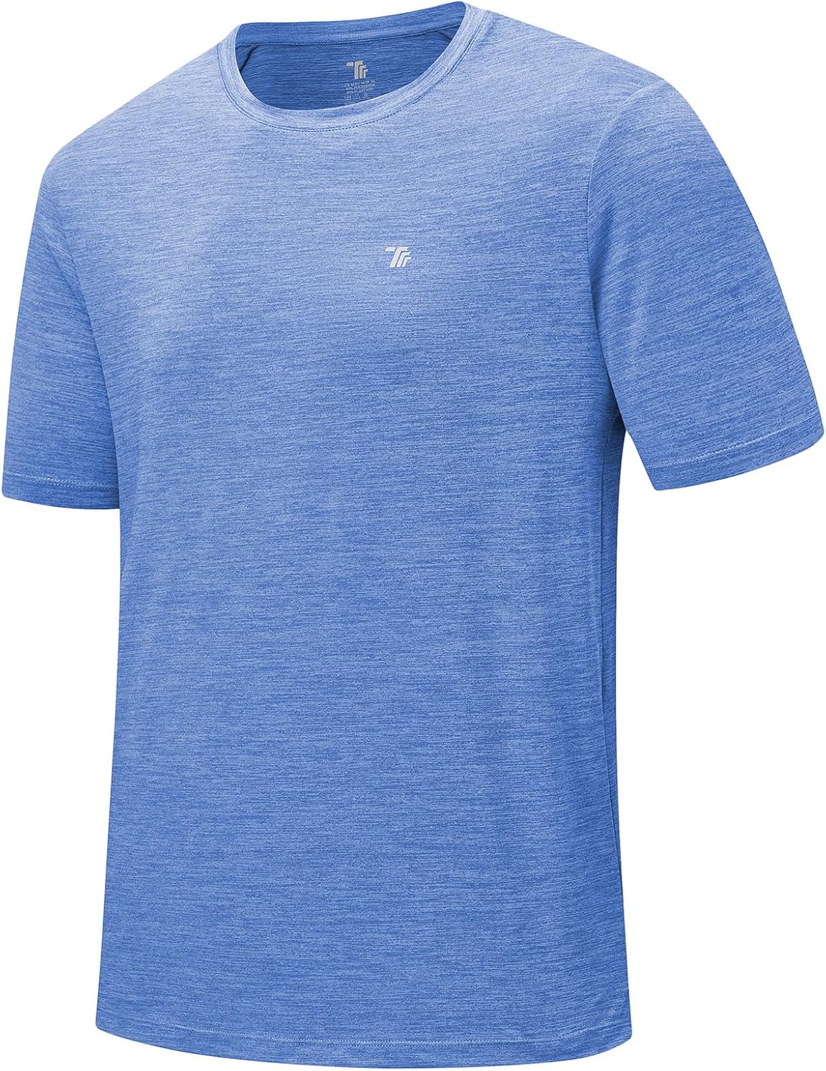 BGOWATU Men's Quick Dry Workout Athletic Shirts Lightweight Tennis Shirts for Men Running Gym Tops