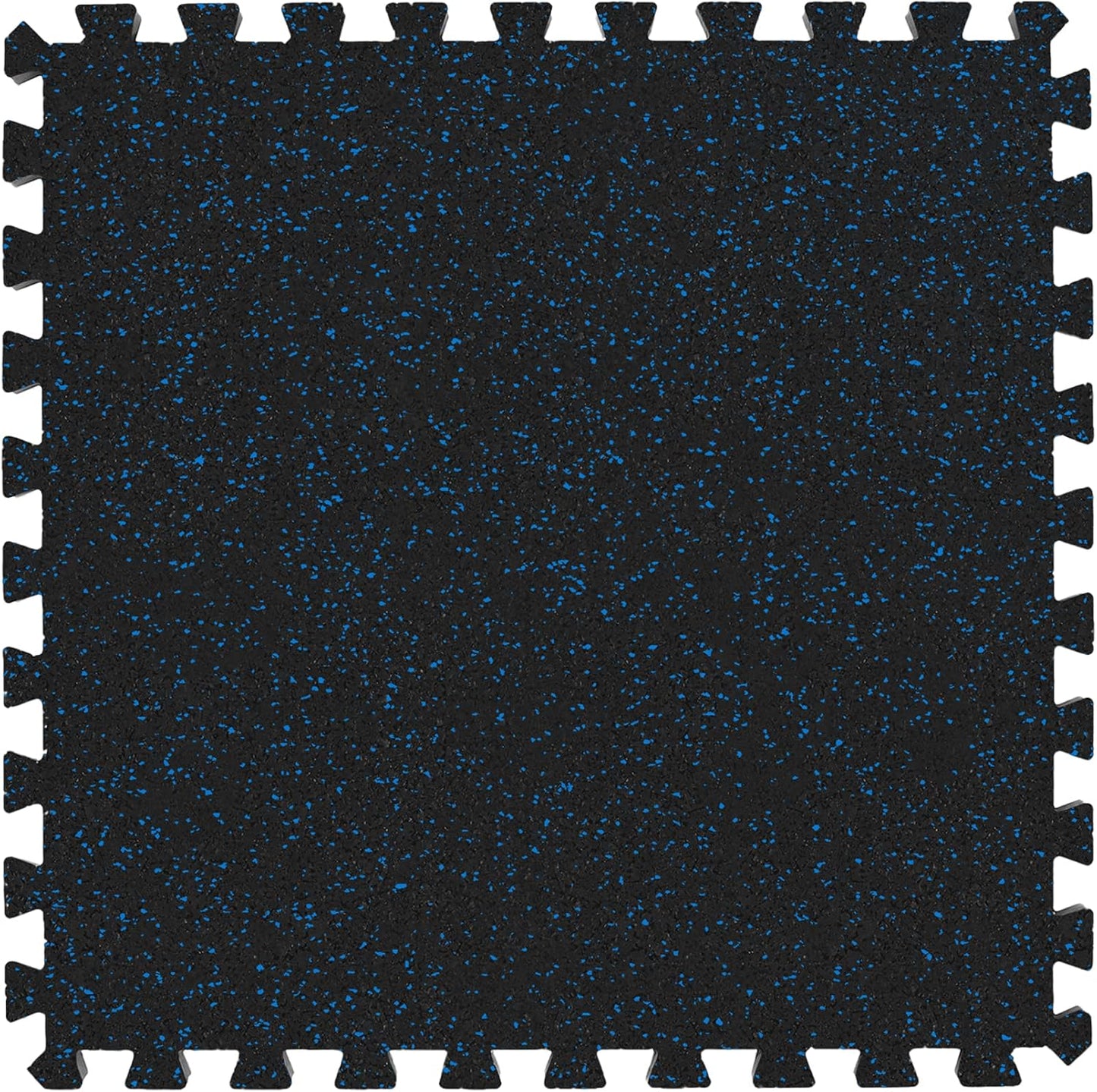 IncStores Impact Foam Rubber Floor Tiles, Interlocking Home Gym Floor Matts for Weight & Workout Equipment Room Padding, 2'x2' Tiles