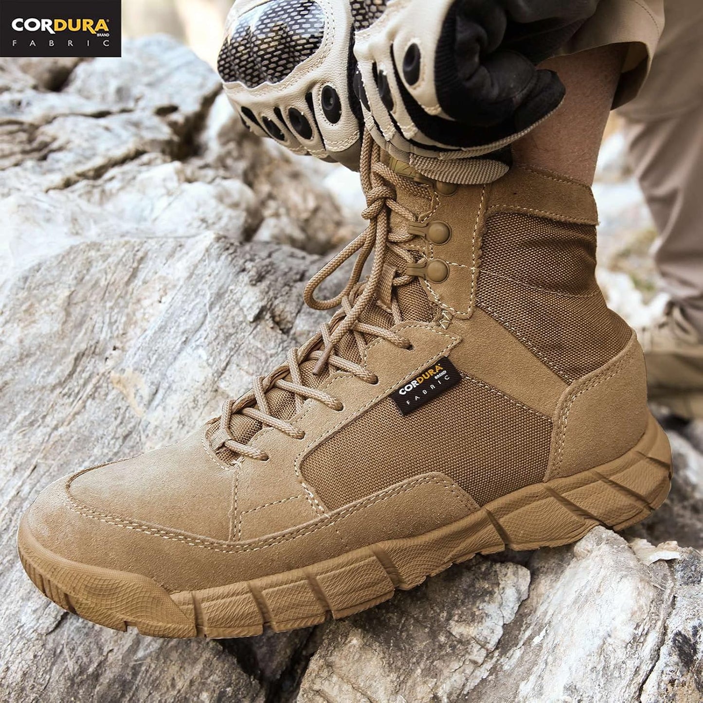 ANTARCTICA Men's Lightweight Military Tactical Boots for Hiking Work Boots