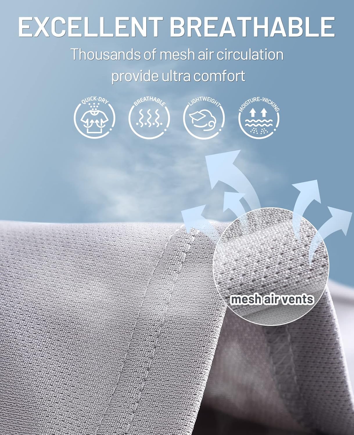 MIER Men's Quick Dry Workout Shirts Moisture Wicking Running Athletic Performance T-Shirts Recycled Polyester Top Tee