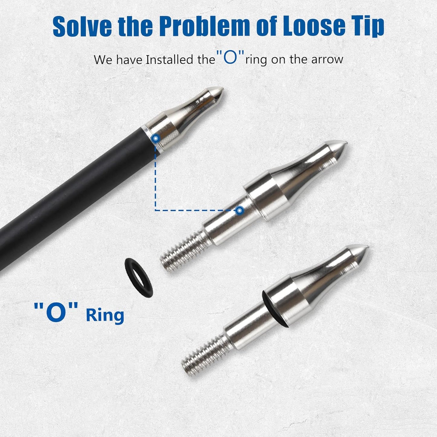 24Pcs 31" Carbon Archery Arrows, Spine Matched for Hunting & Target Practice for Compound & Recurve Bows, Durable Carbon Shaft and Removable Tips‌