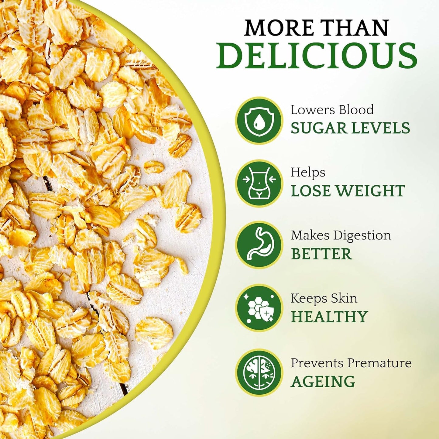 Sunbest Natural Honey Granola – 5 lb Bulk Bag (80 oz) – Whole Rolled Oats, Delicious & Crunchy – Kosher, Low Calorie, High Fiber, Non-GMO – Great for Snacks, Travel & Parties