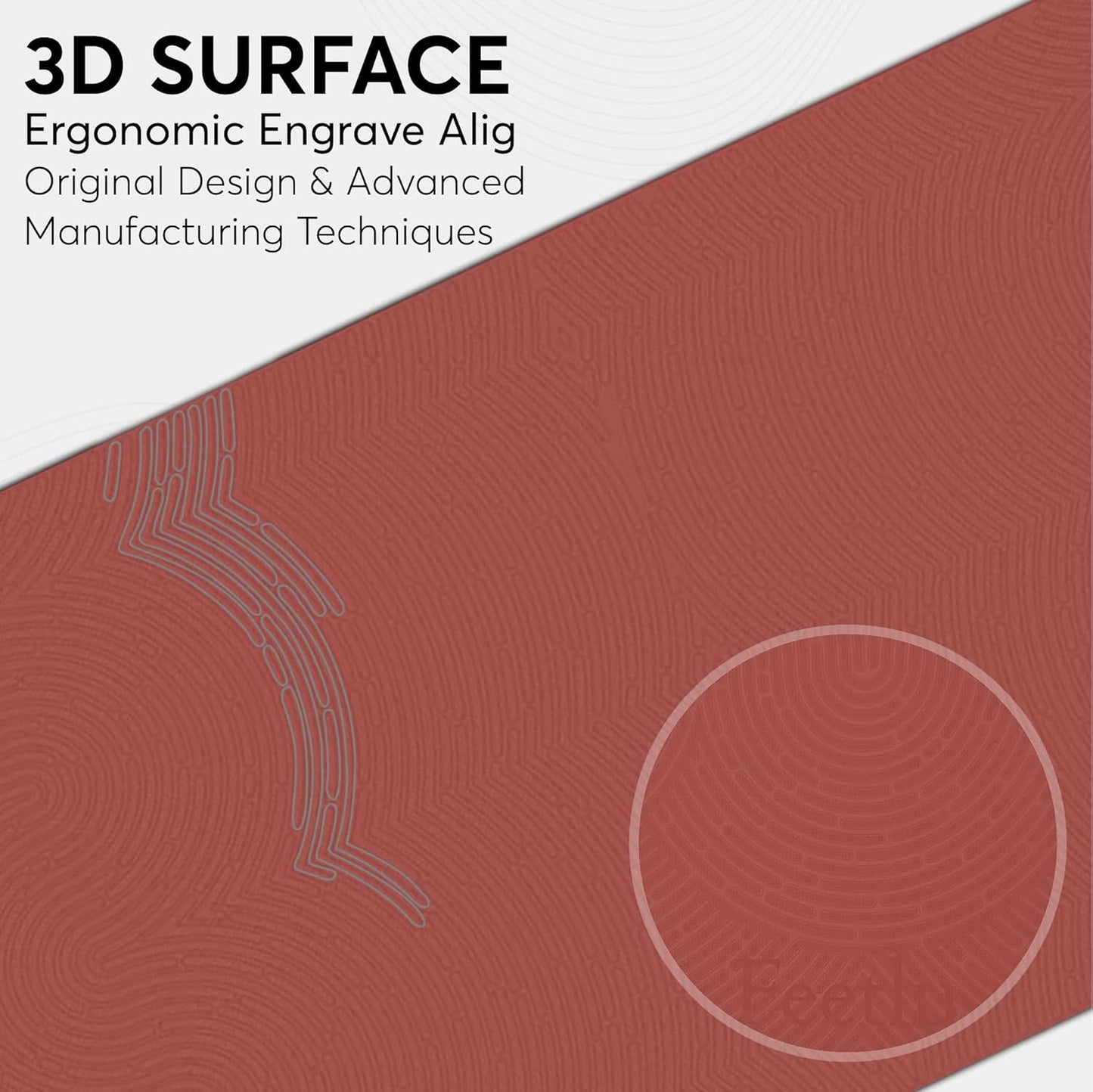 Extra Thick 12mm Exercise Mat – Non-Slip, Joint-Friendly & Cushioned Fitness Mat for Yoga, Pilates & Floor Workouts – Durable, Supportive & Includes Feetlu Classic Strap